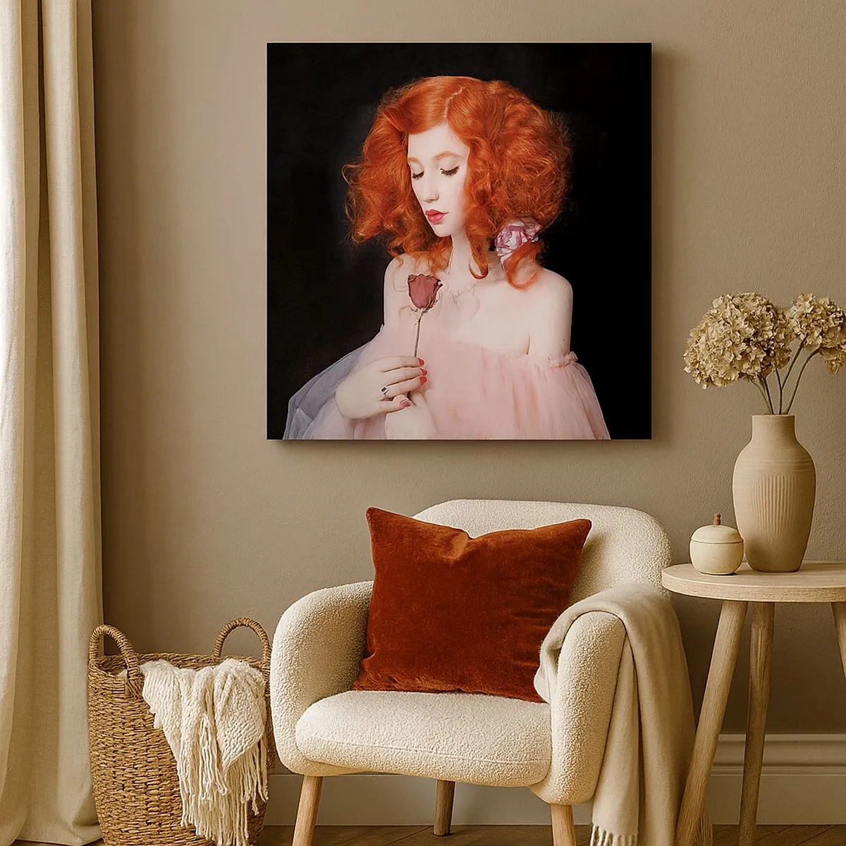 Canvas picture - In Baroque Style - 30x30 cm