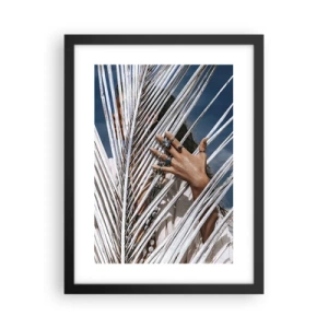 Poster in black frame - Shaman's Girlfriend? - 30x40 cm