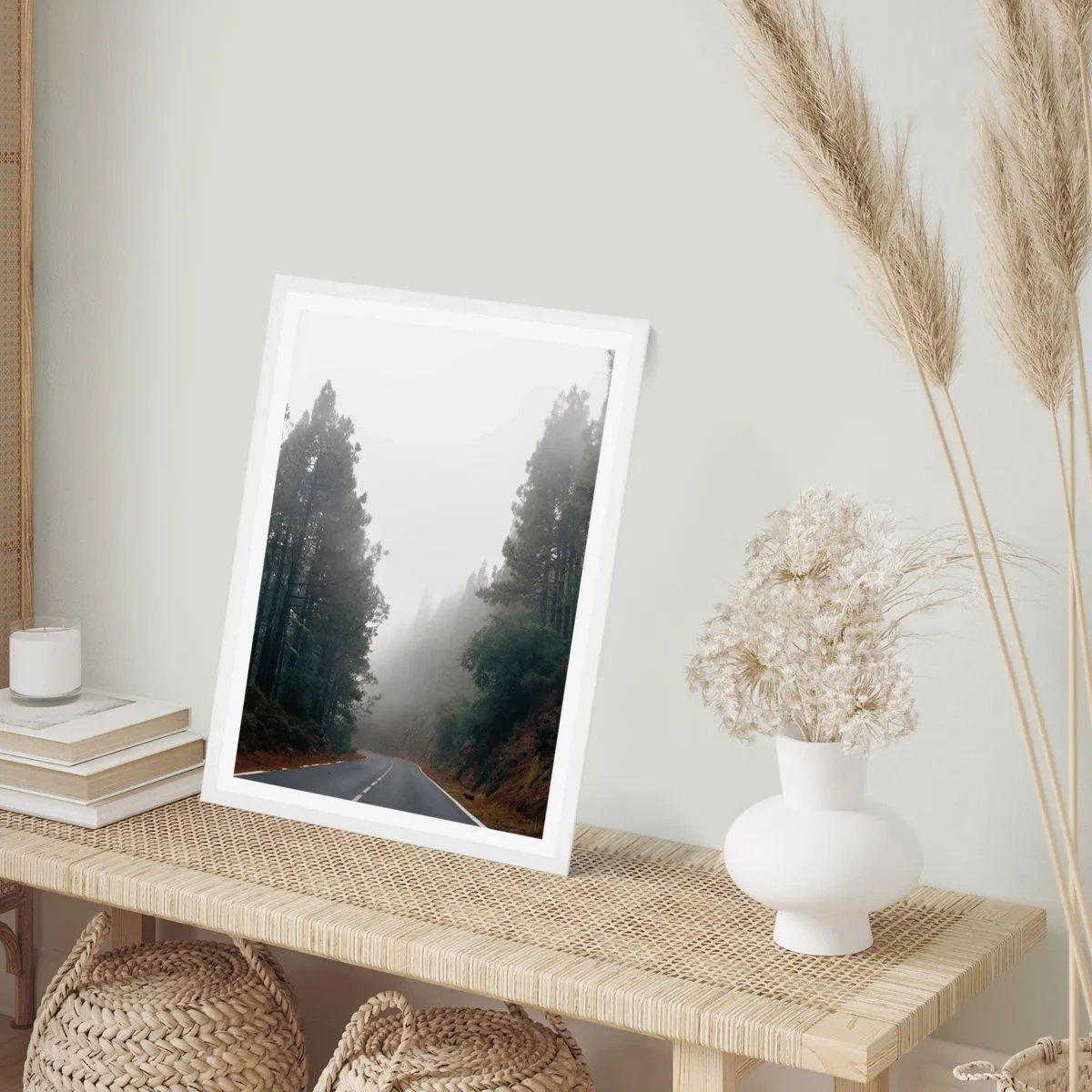 Poster in white frmae - Tale of a Magic Forest - 61x91 cm