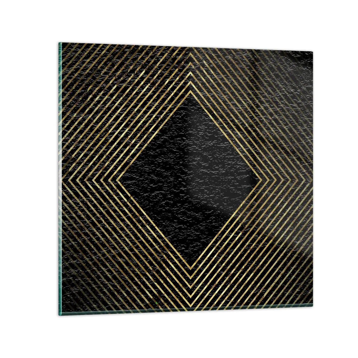Glass picture - Geometry Glamour Style - 30x30 cm