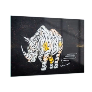 Glass picture - Thick Skin Is a Myth - 100x70 cm