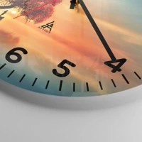 Clock face with numbers