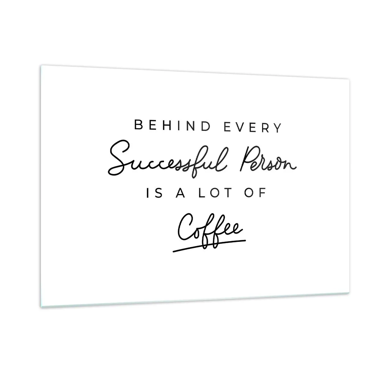 Glass picture - Secret of Success - 120x80 cm