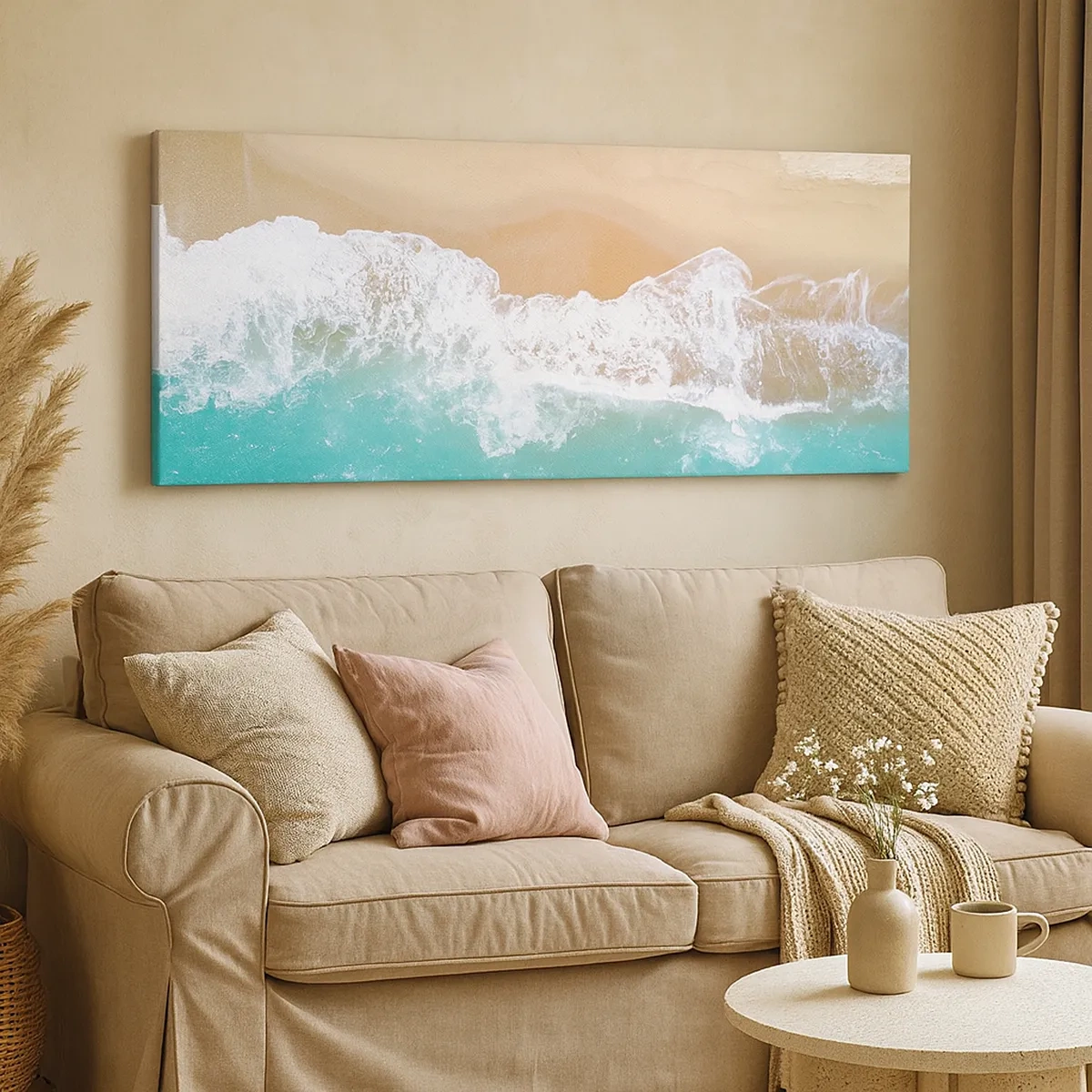 Canvas picture - Touch Full of Caress - 30x30 cm