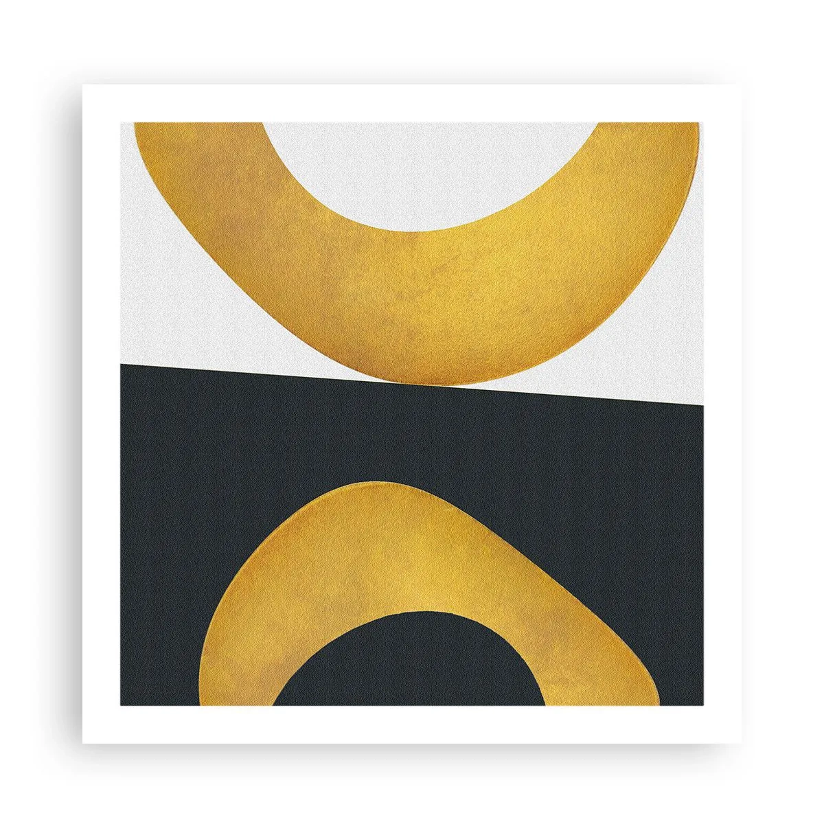 Poster - First Of All: Gold - 60x60 cm