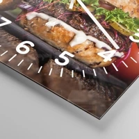 Clock face with numbers