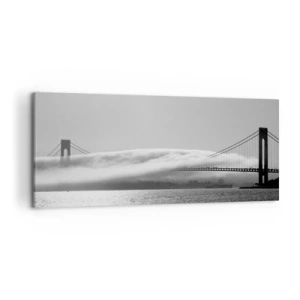 Canvas picture - Sailing through the Golden Gate - 120x50 cm