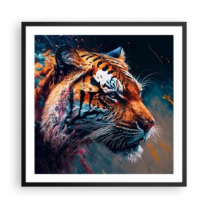 Poster in black frame - Wild Beauty - 60x60 cm