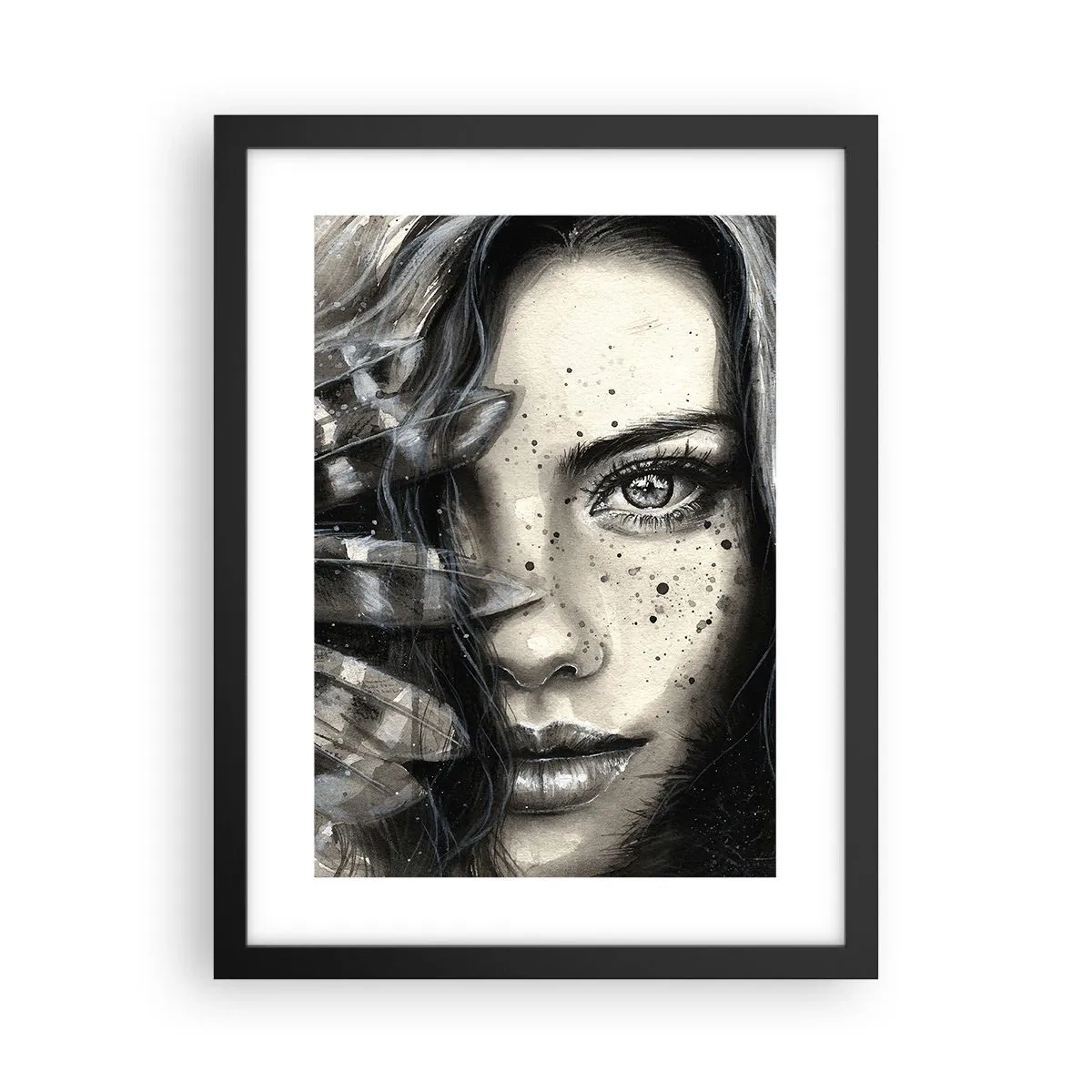 Poster in black frame - Wild Beauty - 30x40 cm