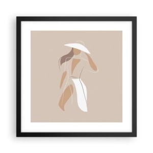 Poster in black frame - Fashion Is Fun - 40x40 cm