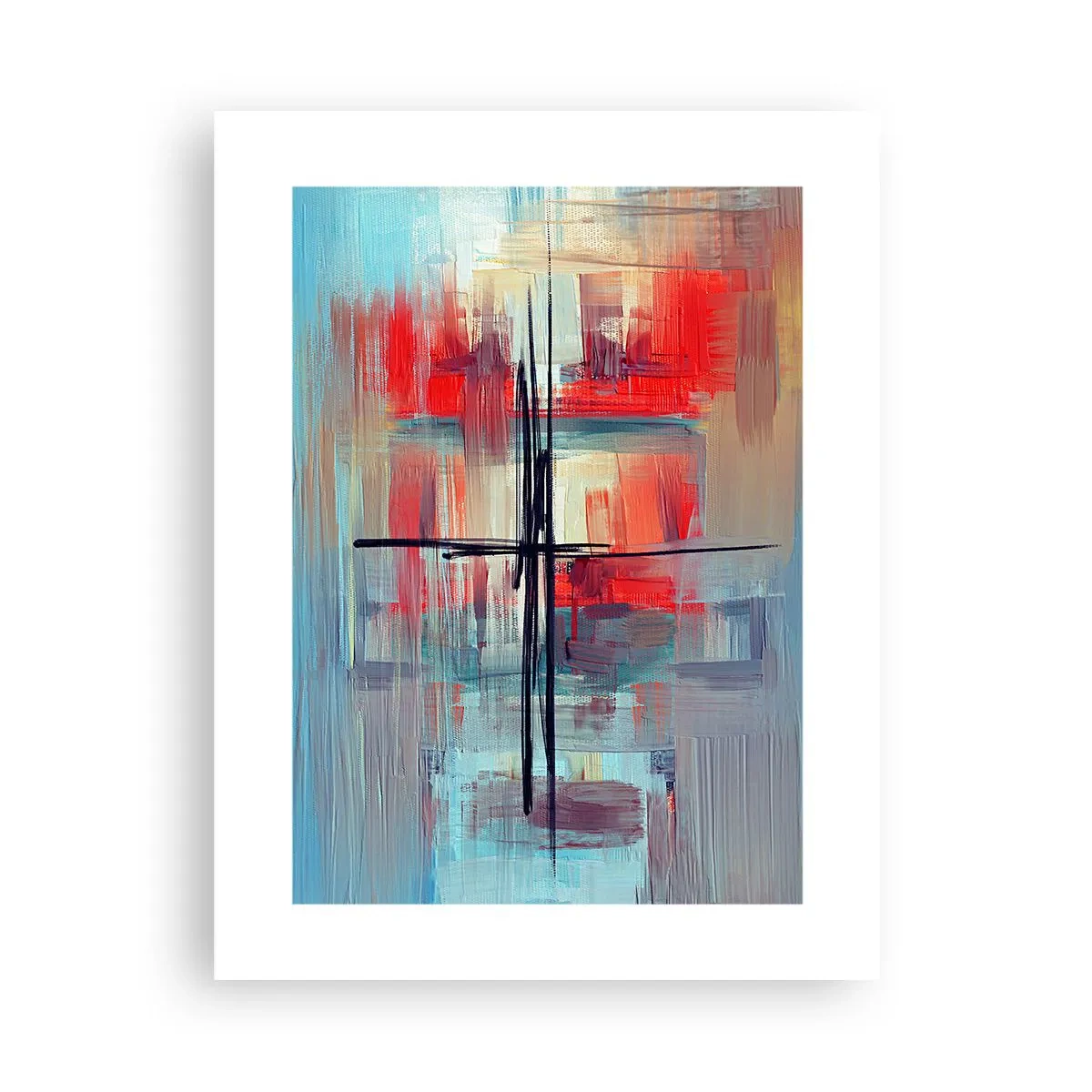 Poster - Landscape in a foreign Dimension - 30x40 cm