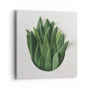 Canvas picture - Untamed Curiosity - 40x40 cm