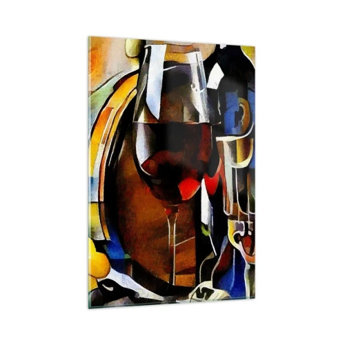 Glass picture - And The World Fills With Colours - 80x120 cm