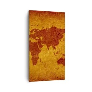 Canvas picture - Invitation for Travel - 45x80 cm