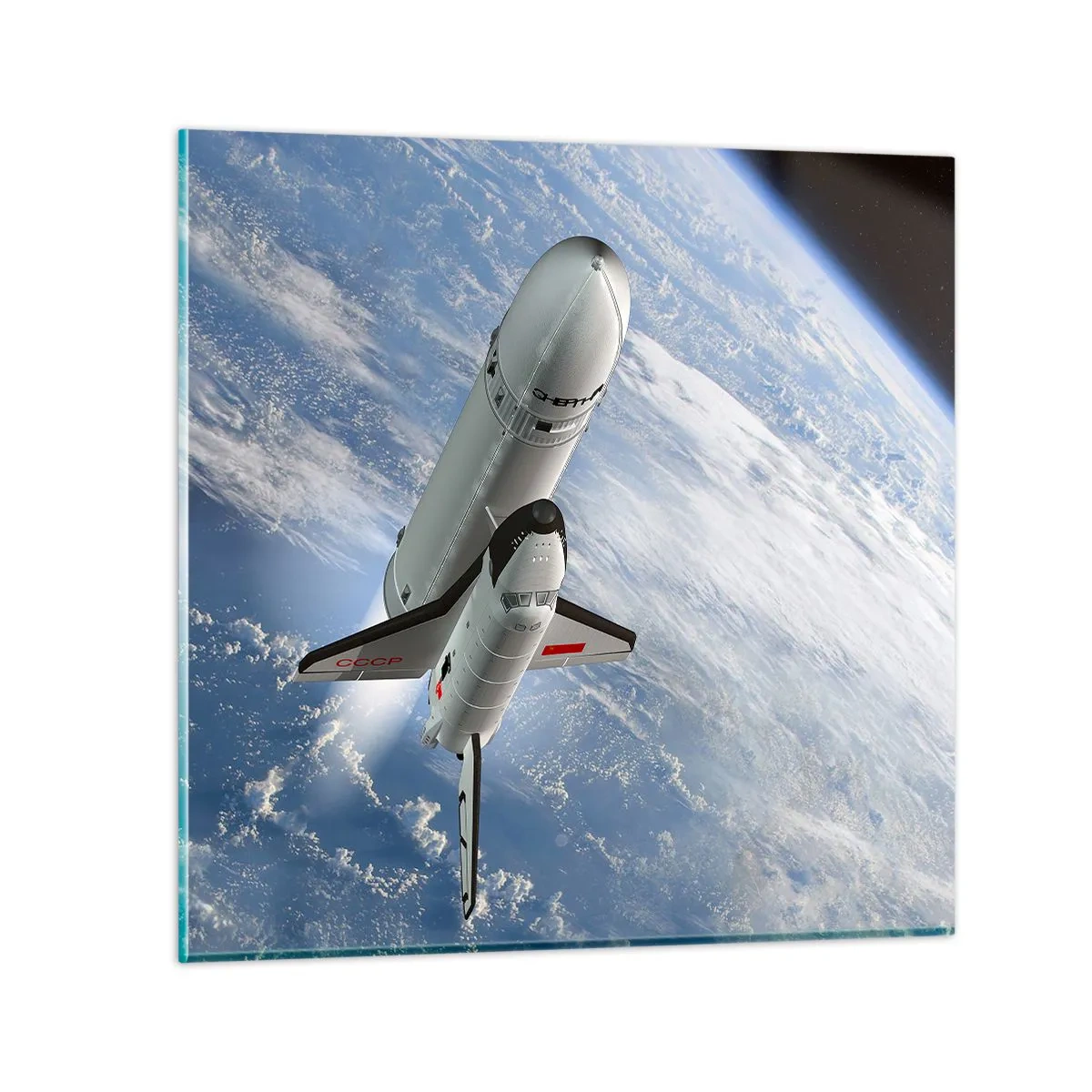 Glass picture - Space Ascension - 60x60 cm