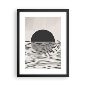 Poster in black frame - Half Composition - 30x40 cm