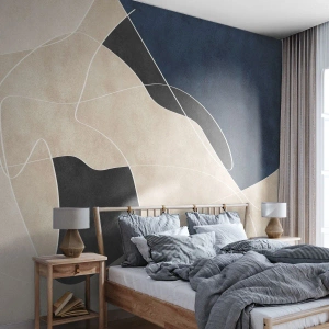 Photo Wallpaper Standard Eco - Abstract Composition - Contrast of Colours - Modern, Abstraction, Piece - 200x140 cm