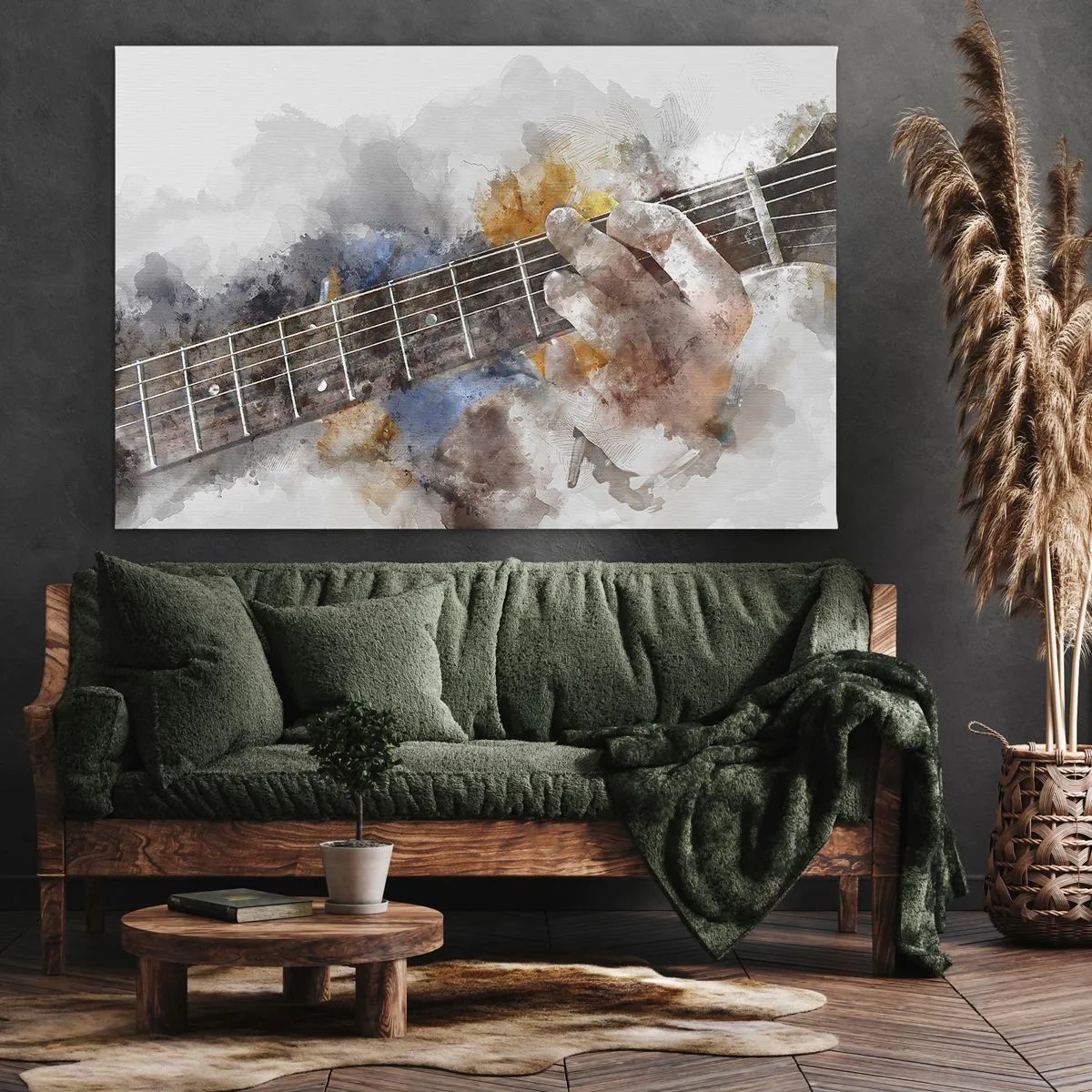 Canvas picture - Poetry Between Strings - 100x70 cm