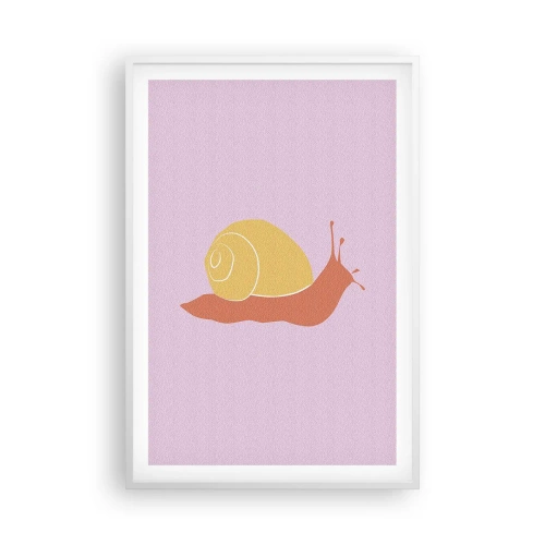 Poster in white frmae - No Rush - 61x91 cm