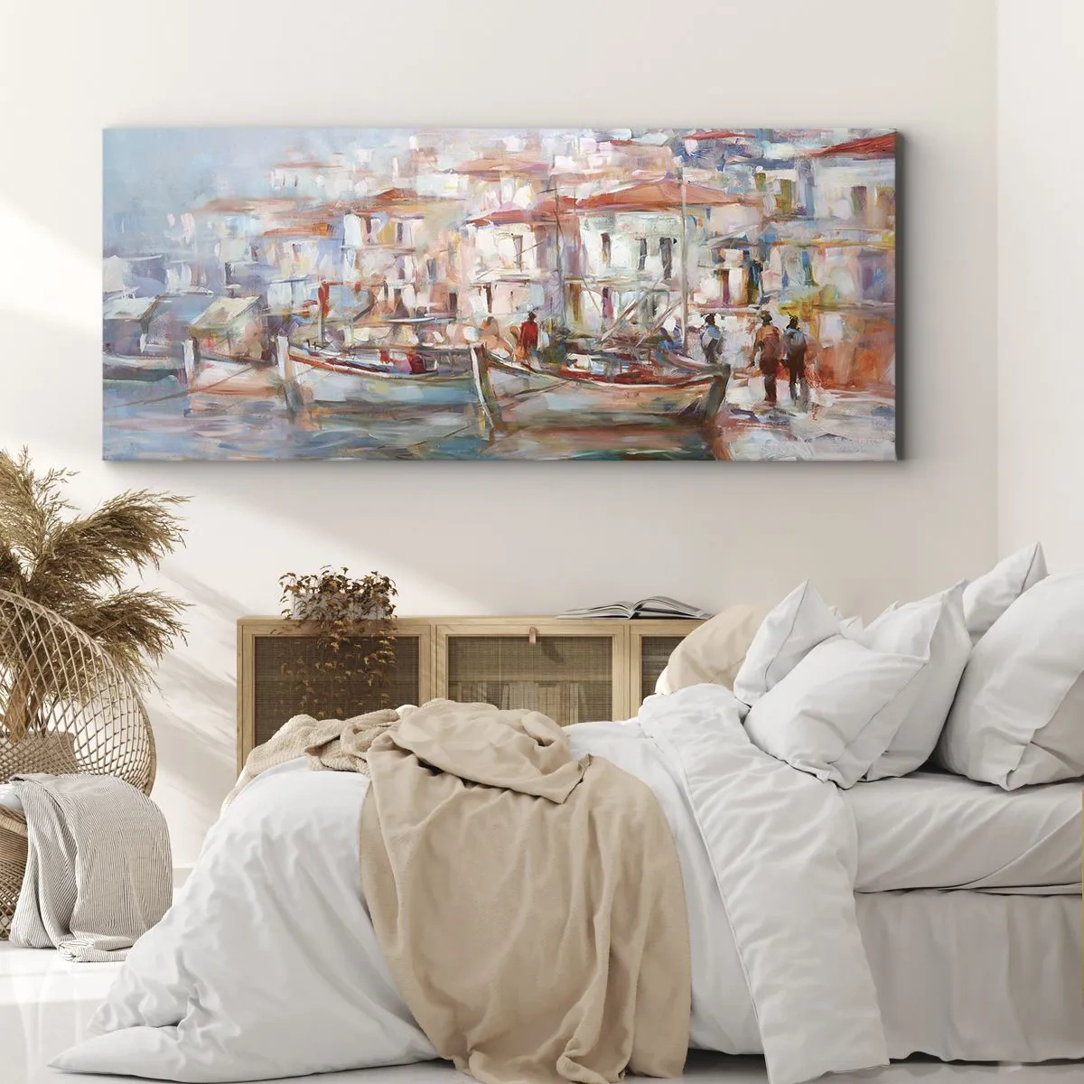 Canvas picture - Holidays in Pastel - 160x50 cm