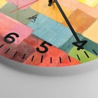 Clock face with numbers