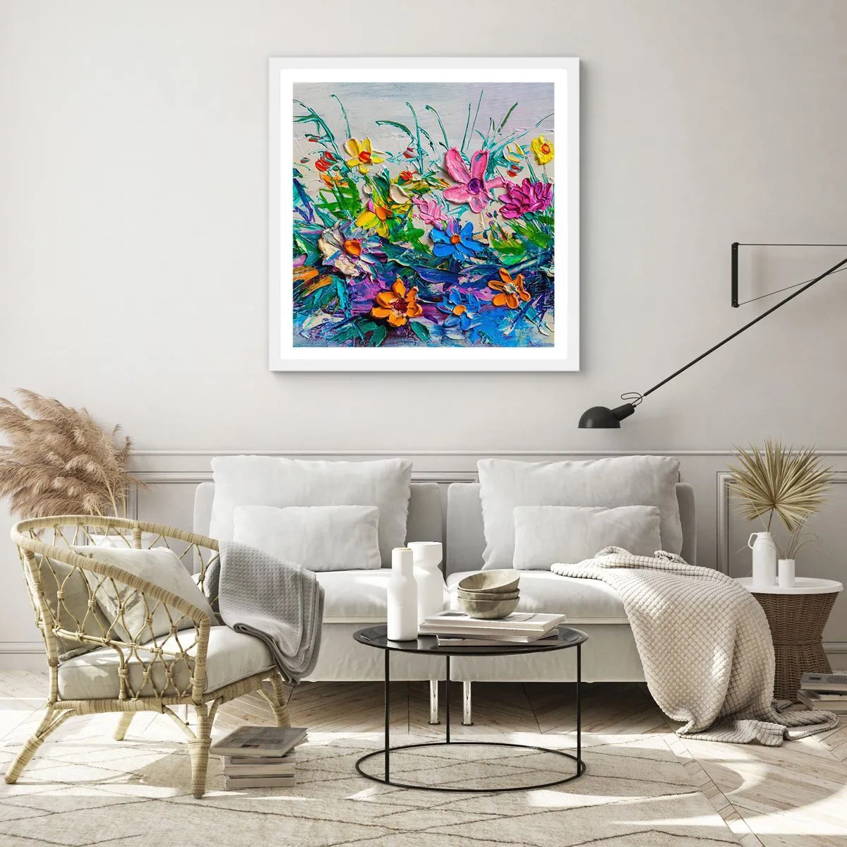 Poster in white frmae - Not So Still Nature - 50x50 cm