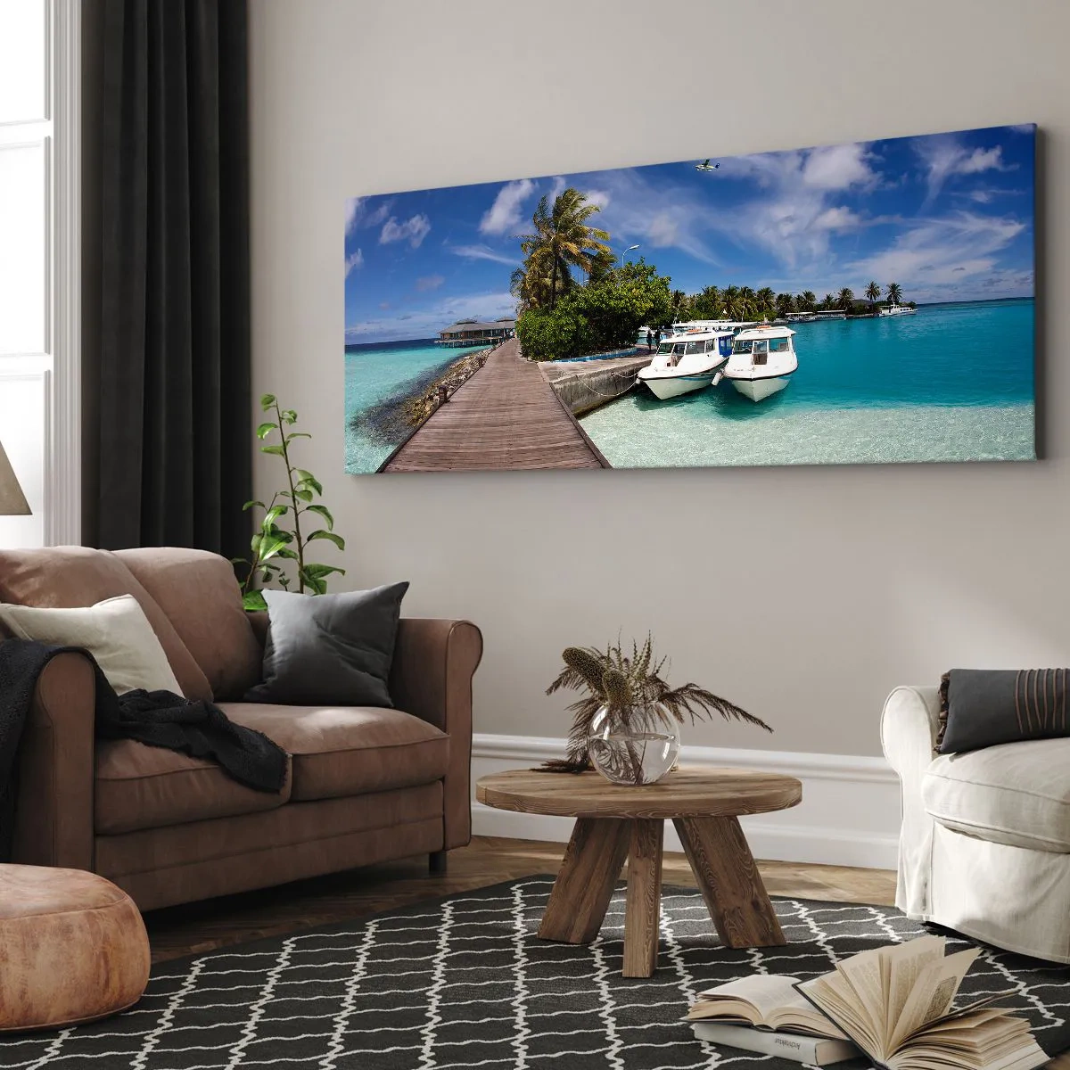 Canvas picture - So Paradise Exists - 160x50 cm