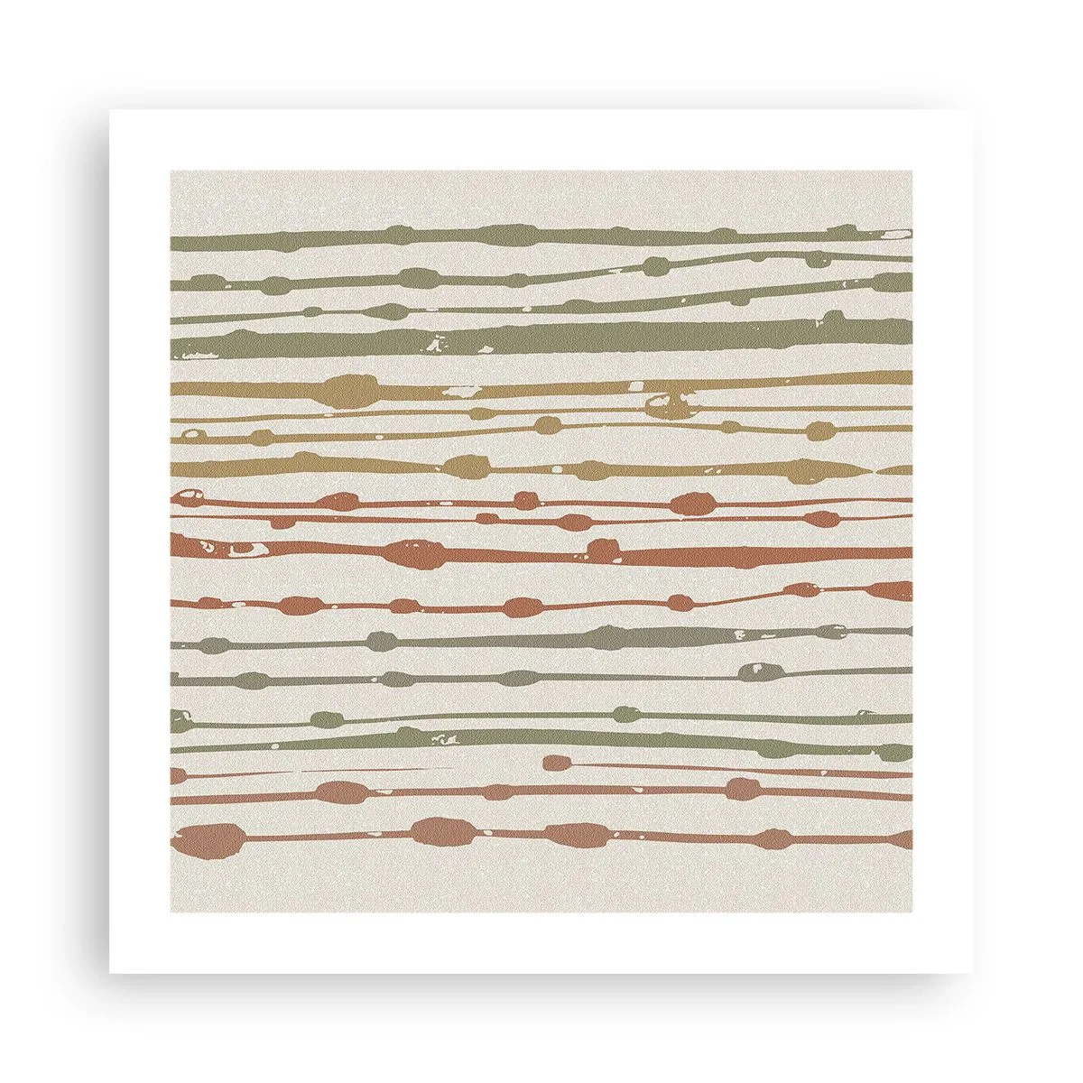 Poster - Musical Colour Notation - 50x50 cm