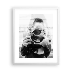 Poster in white frmae - Creator and the Creation - 40x50 cm