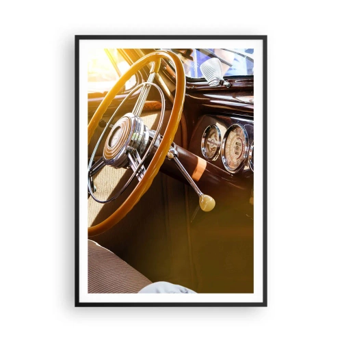 Poster in black frame - Breath of Luxury form the Past - 70x100 cm