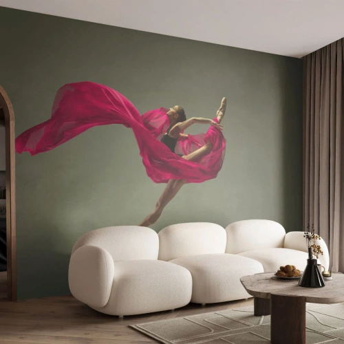 Photo Wallpaper Premium Sand - Dancing Flame - Dancer, Ballerina, Ballet - 100x70 cm