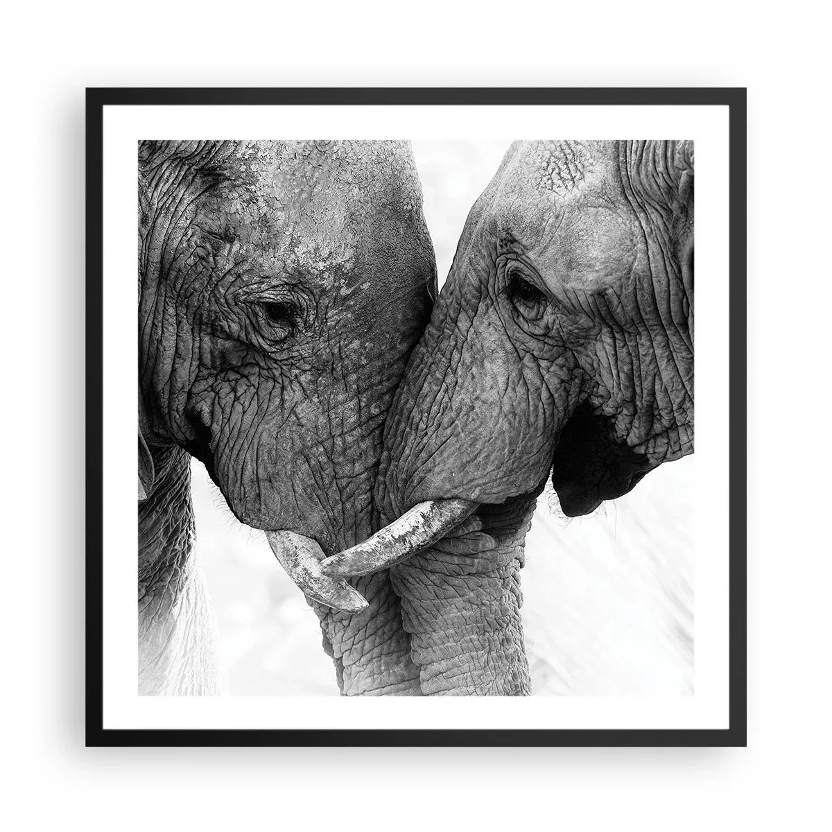 Poster in black frame - Hearty Confession - 60x60 cm