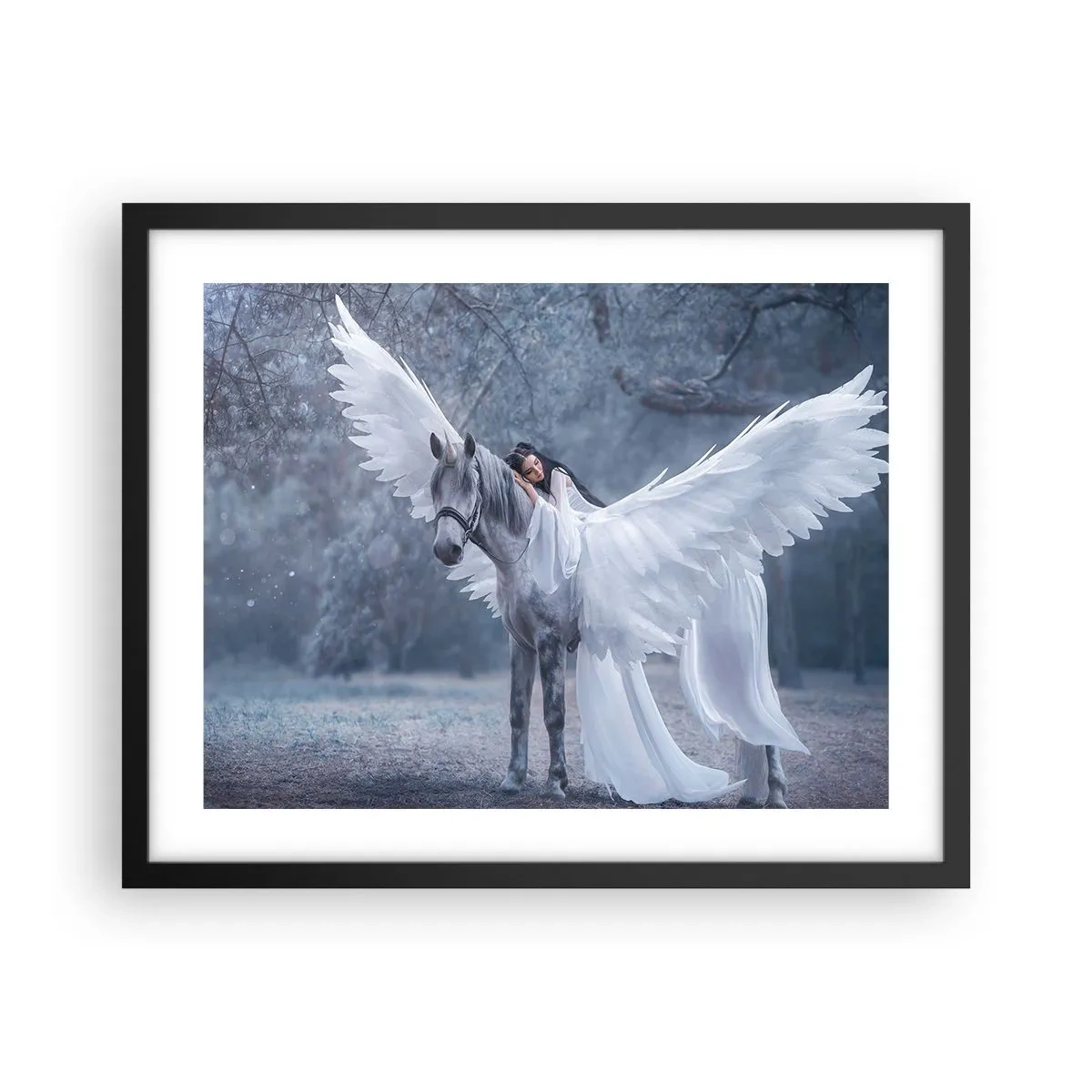 Poster in black frame - Inspired Moment - 50x40 cm