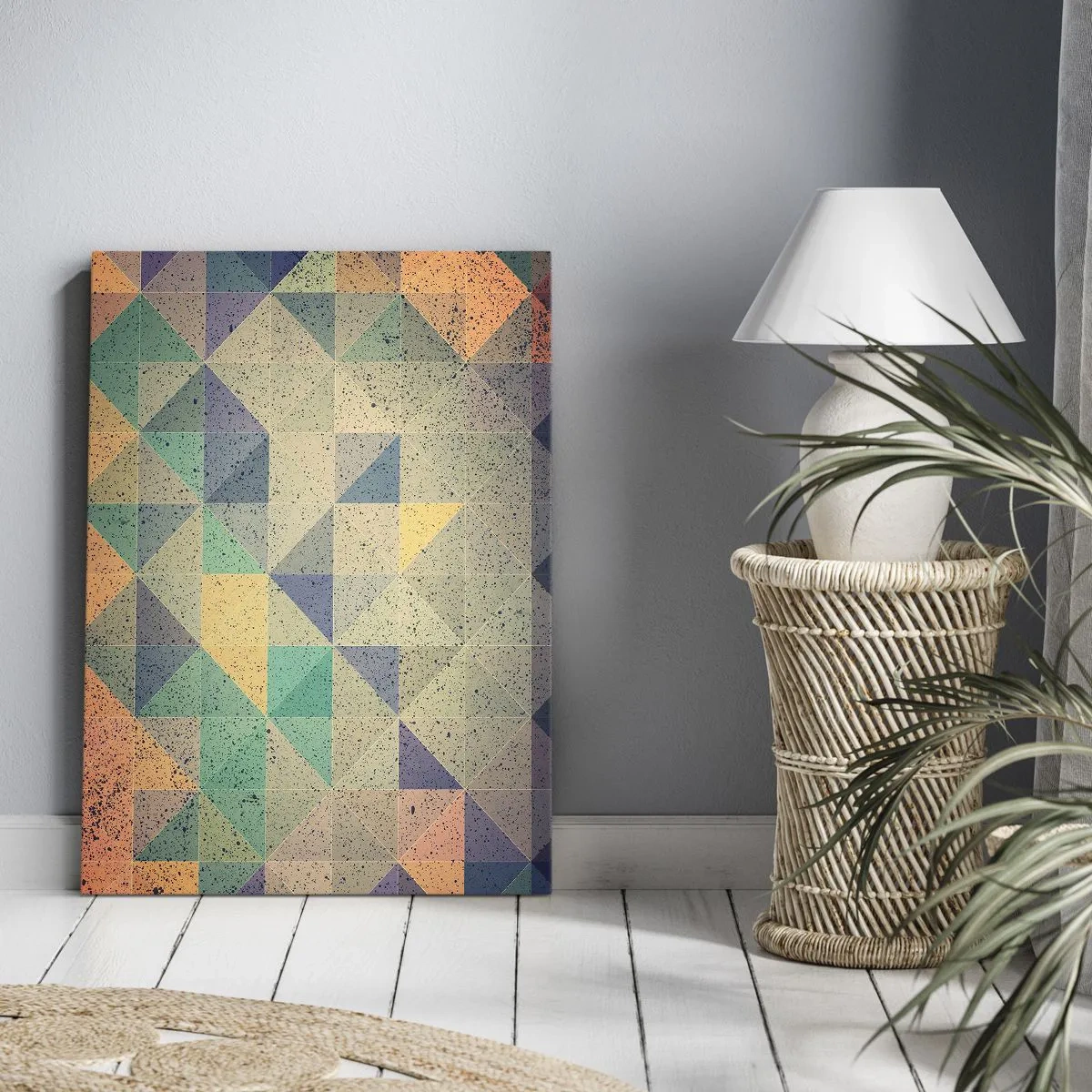 Canvas picture - The Republic of Triangles - 50x70 cm