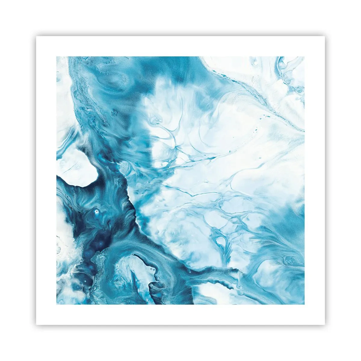 Poster - Concert of Blue - 50x50 cm