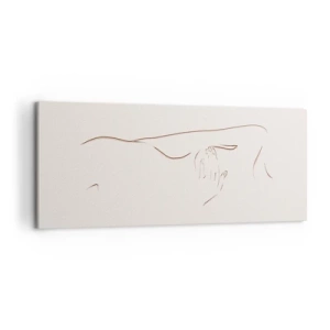 Canvas picture - Shape of Desire - 120x50 cm