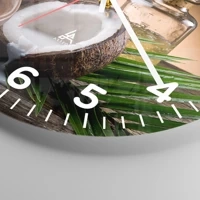 Clock face with numbers