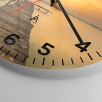 Clock face with numbers