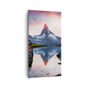 Canvas picture - Heart of the Mountains Is Hot - 65x120 cm