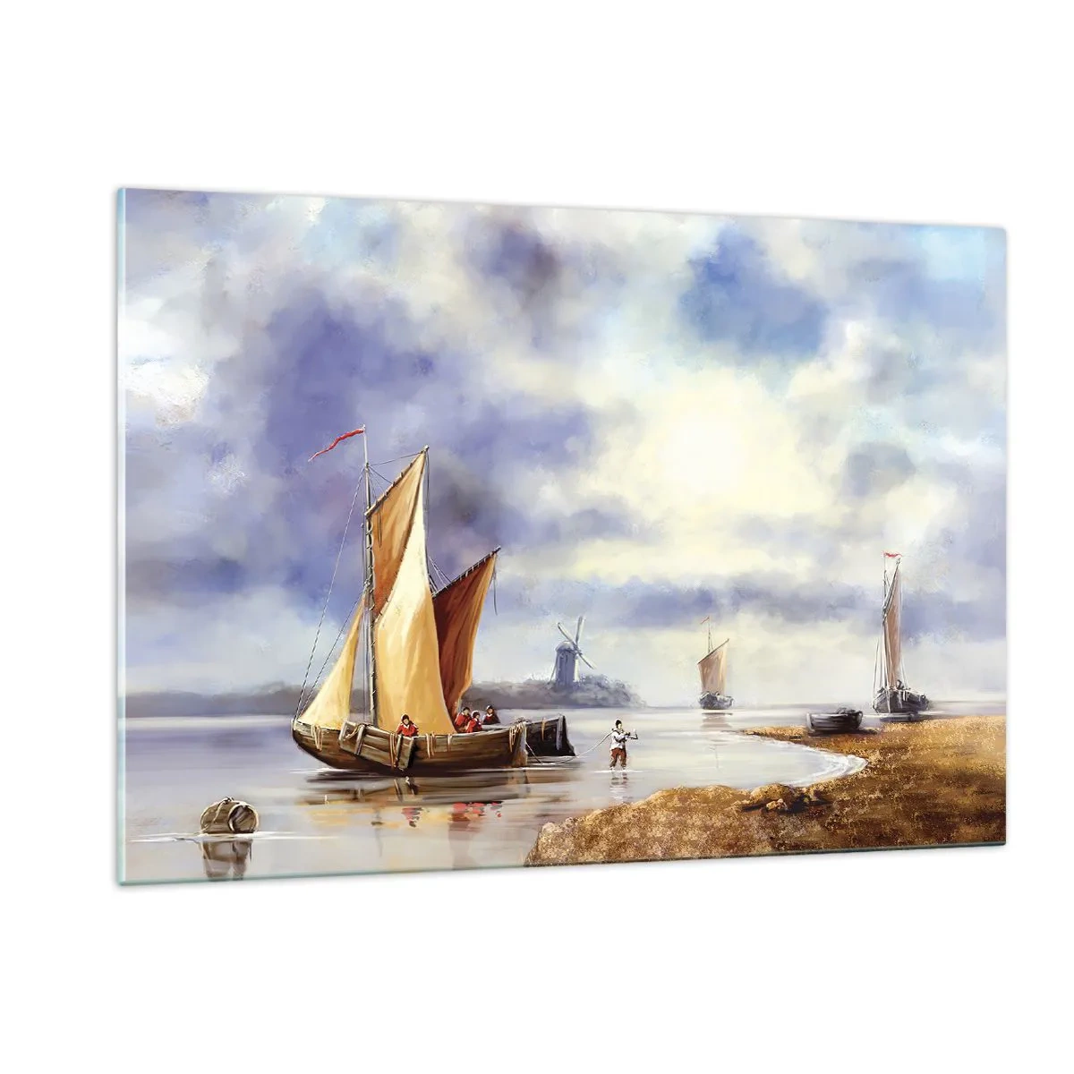 Glass picture - Return of Sailors - 120x80 cm