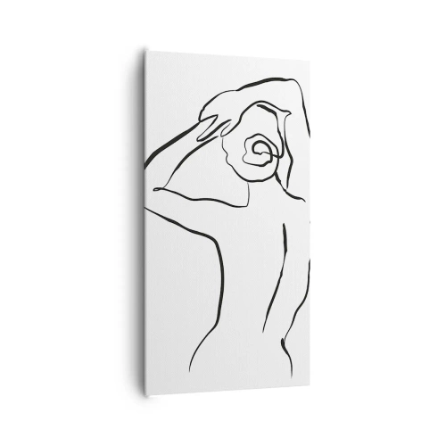 Canvas picture - Nude in the Morning - 65x120 cm