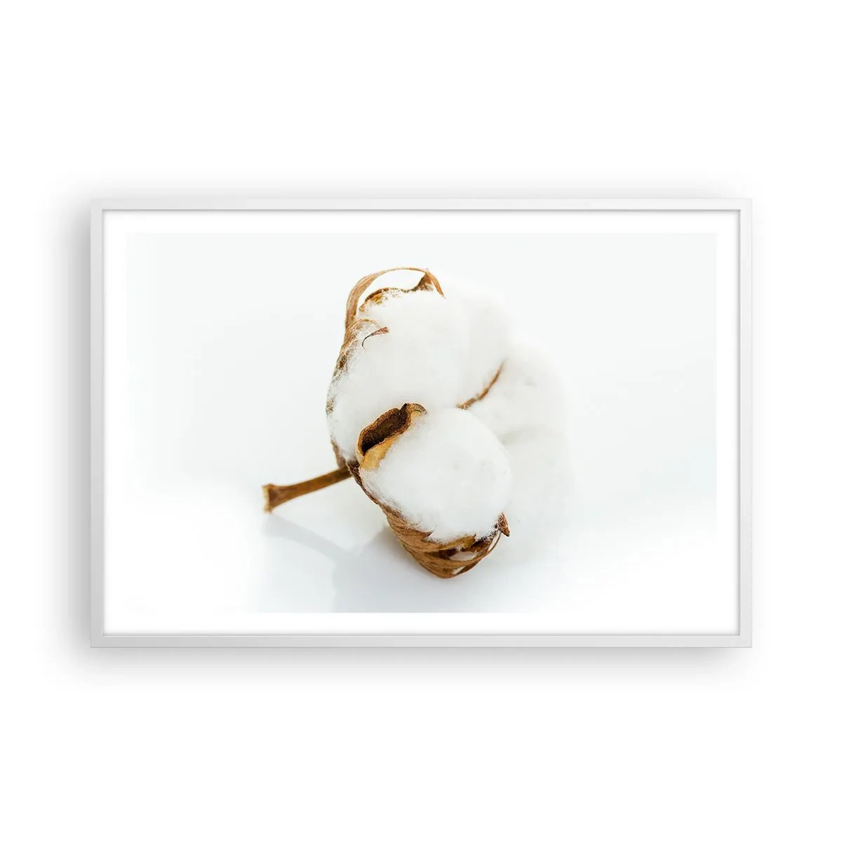 Poster in white frmae - Soft By Nature - 91x61 cm