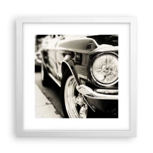 Poster in white frmae - Lasting Shine - 30x30 cm