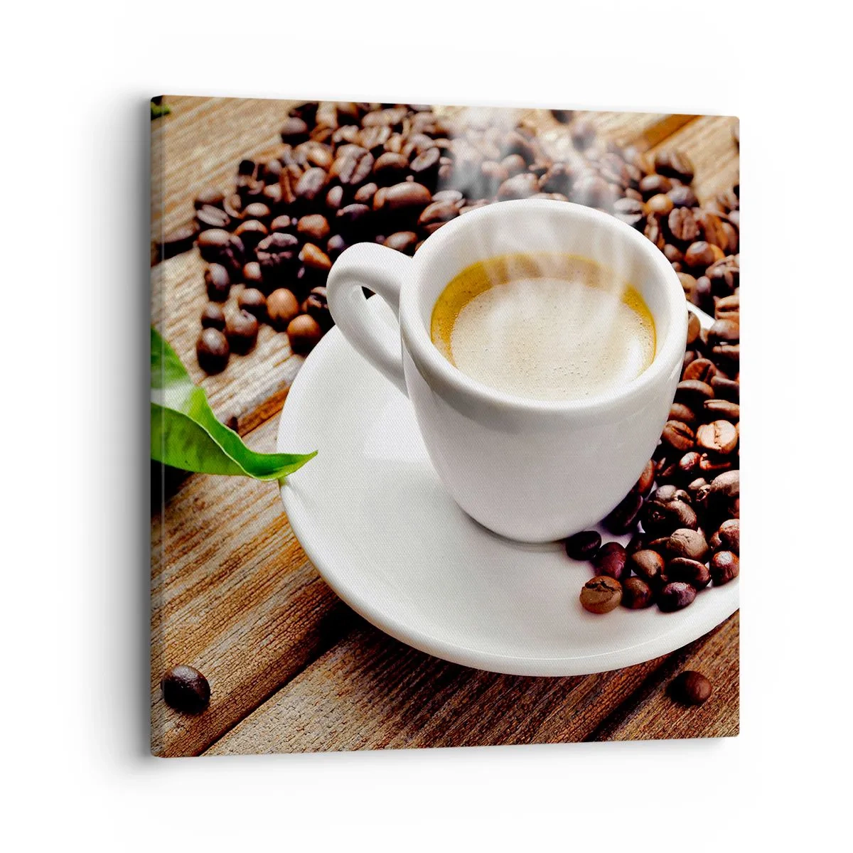 Canvas picture - Coffee Is Served - 30x30 cm