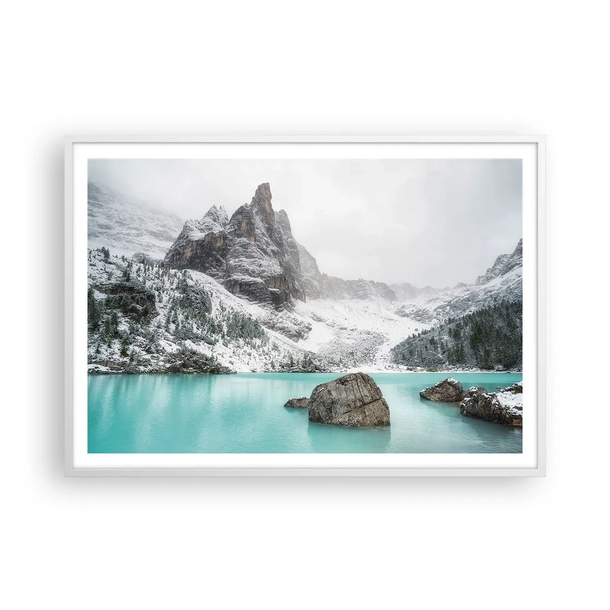 Poster in white frmae - On Guard - 100x70 cm