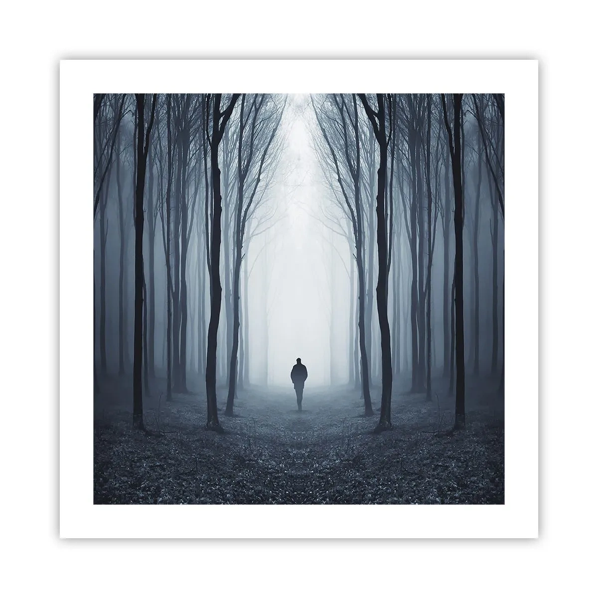 Poster - And Everything is Straight and Bright - 50x50 cm