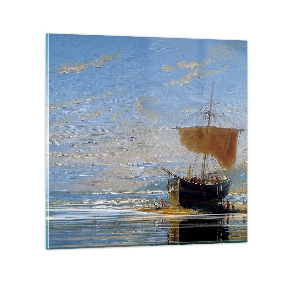 Glass picture - Water, Earth, Air - 70x70 cm