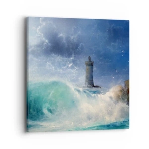 Canvas picture - Standing Guard against the Elements - 40x40 cm