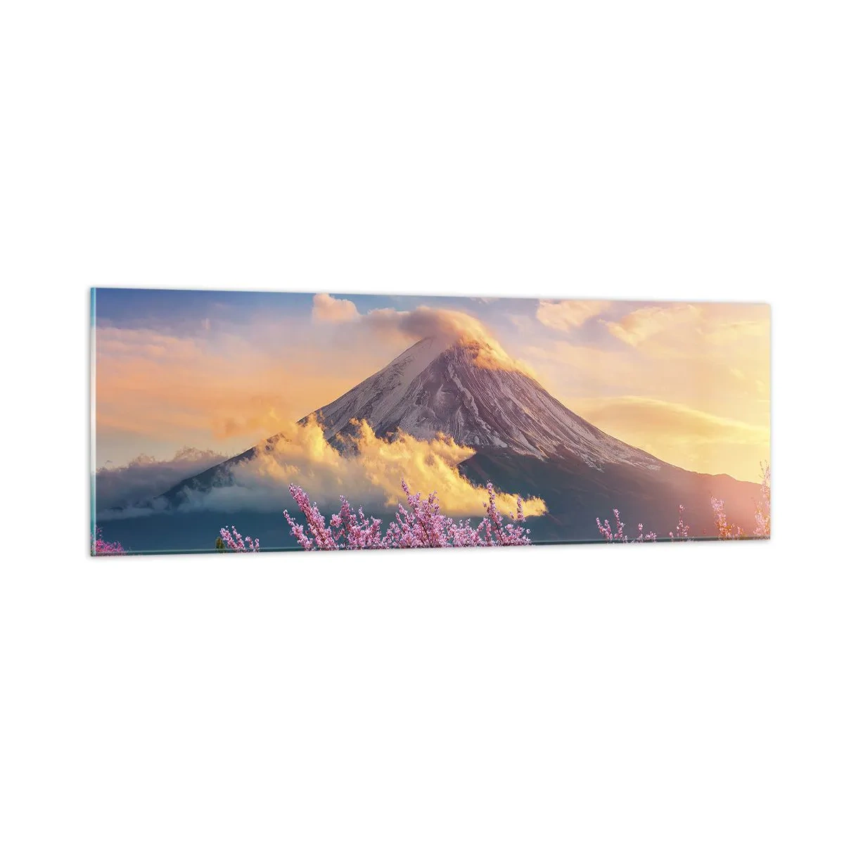 Glass picture - Japanese Sanctity - 90x30 cm