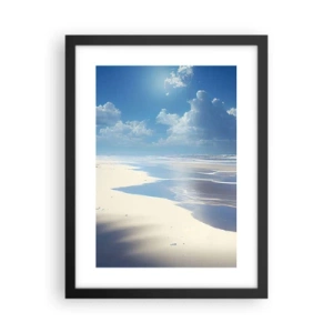 Poster in black frame - Paradise Holiday - 30x40 cm